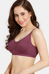 Rosaline Cyber Grove Everyday Double Layered Non Wired 3/4th Coverage T-Shirt Bra (Pack of 2) - Multicolor — thumbnail 4